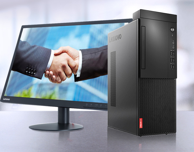 联想/LENOVO M428 台式计算机 联想启天 M428  I3-9100/4G/1T /512 24寸显示器 